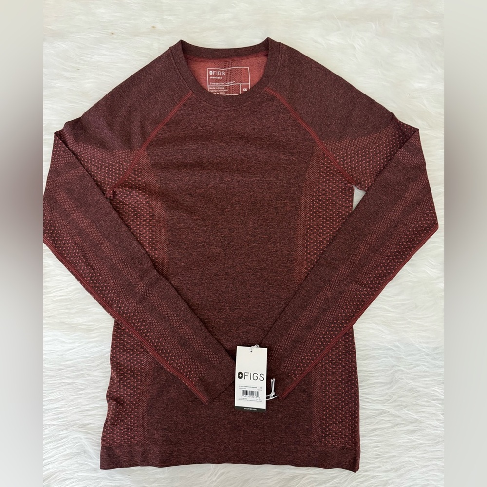 figs salta seamless longsleeve underscrub XS